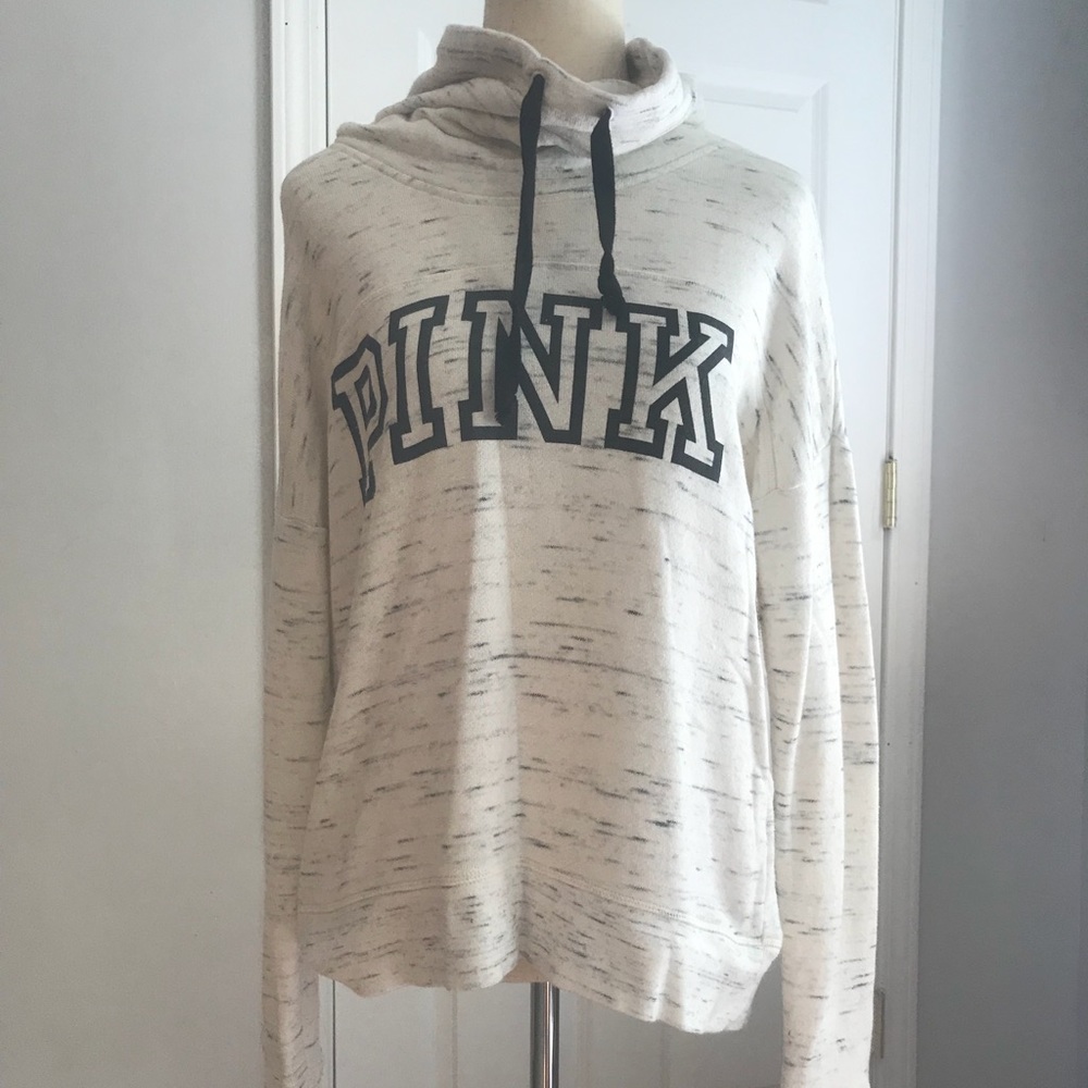 PINK Creme colored sweatshirt